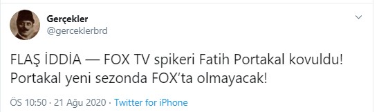 Fatih Portakal kovuldu mu? Bomba iddia!
