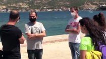 Foça'da Batan Tekneden Kurtulan Sude Naz, Arkadaşı İçin Süren Aramalara Katıldı Haberi