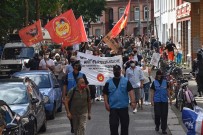 Hamburg'da Polis Şiddetine Maruz Kalan 15 Yaşındaki Kadir Holdur'a Destek Mitingi Yapıldı