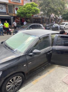 İçi Dezenfektan Dolu Araç Alev Aldı