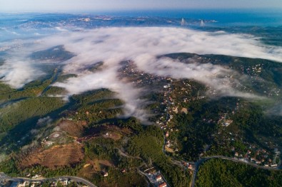 (Özel) Gökyüzünden Sise Bürünen İstanbul