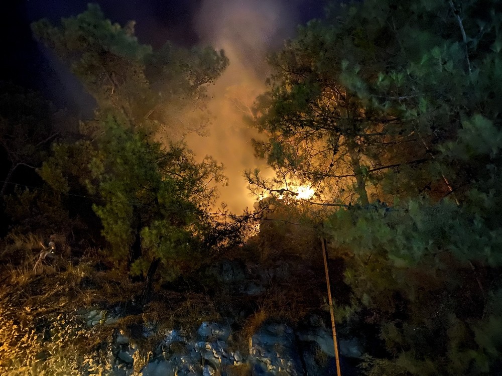 Yangın korku dolu anlar yaşattı!