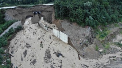Giresun'da 6 Kişinin Kaybolduğu Nokta Havadan Görüntülendi