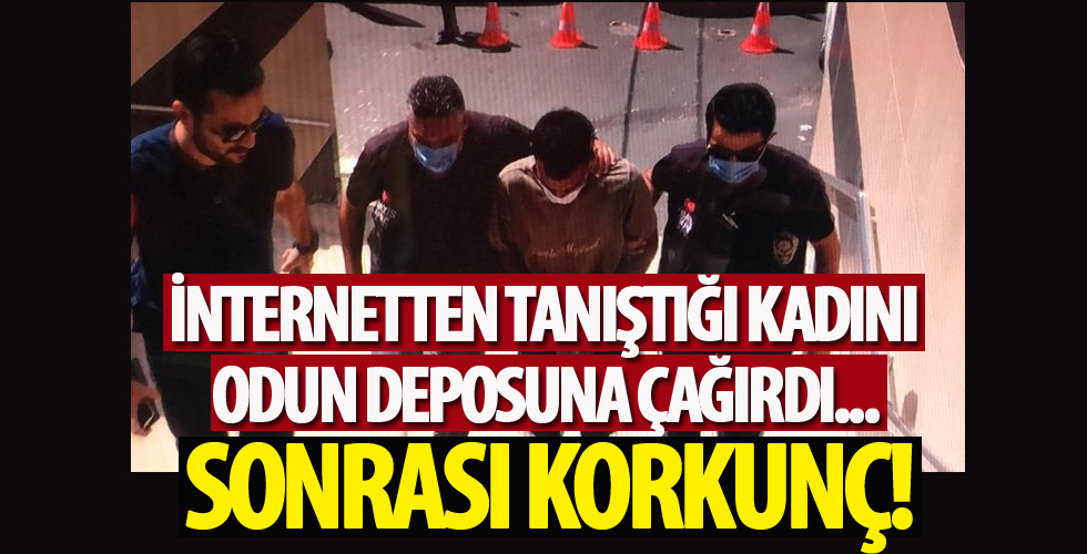 İnternetten tanıştığı kadını odun deposuna çağırıp...