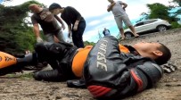 Motosiklet Kazası Sürücünün Kaskındaki Kameraya Yansıdı Haberi