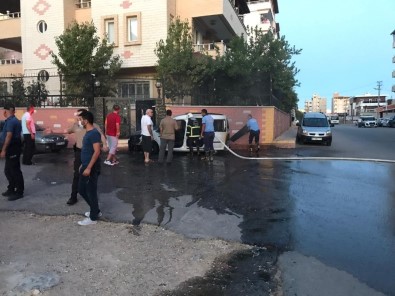 Park Halinde Yanan Araç Kullanılamaz Hale Geldi