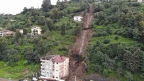 BAŞKÖY - Giresun'dan sonra Rize'de felaket! Şiddetli yağış sonrası 2 bina boşaltıldı