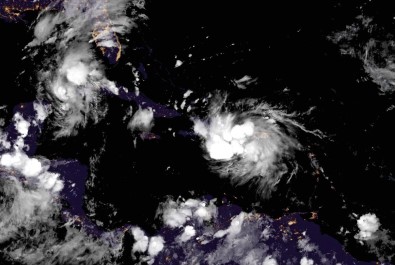 Tarihte İlk Kez 2 Tropik Fırtına Meksika Körfezi'ne Doğru İlerliyor