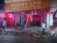 İzmir'de LPG Bakım Servisinde Patlama Açıklaması 2 İşçi Ağır Yaralandı