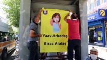 Mersin'de Afişlerde Yerel Şive İle Sosyal Mesafe Ve Maske Uyarısı Haberi