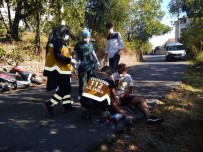 Zonguldak'ta Motosiklet İle Kamyonet Çarpıştı Açıklaması 1 Yaralı