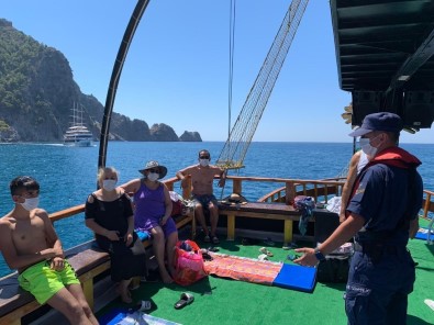 Antalya Denizinde Korona Virüs Denetimi