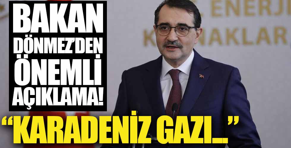 Bakan Dönmez'den flaş açıklamalar!