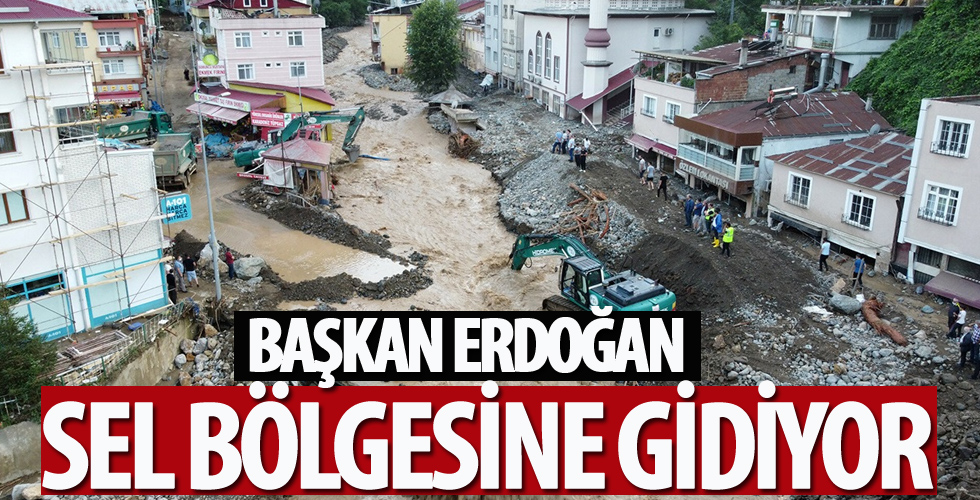 Başkan Erdoğan Giresun’da sel bölgesinde incelemelerde bulunacak