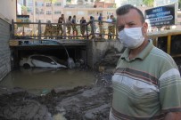 Dereli'de Otoparkta Bulunan Araçlar Sel Sonrası Hurdaya Döndü Haberi