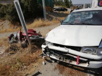 Otomobil İle Motosiklet Çapıştı Açıklaması 1 Ölü, 1 Yaralı Haberi