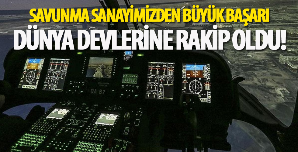 Savunma Sanayimizden bir gurur daha! Dünya devlerine rakip oldu