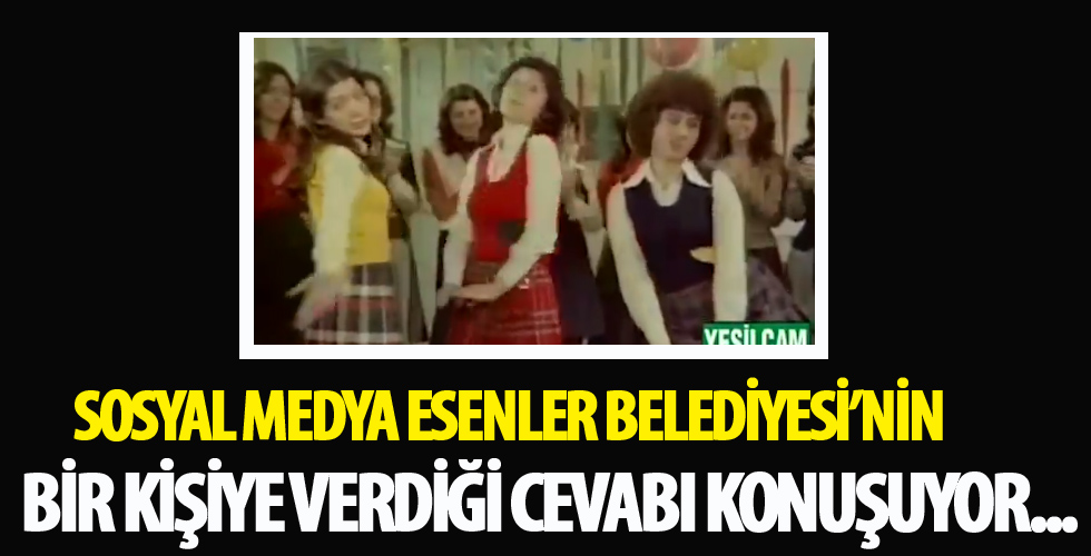 Esenler Belediyesi öyle bir cevap verdi ki...