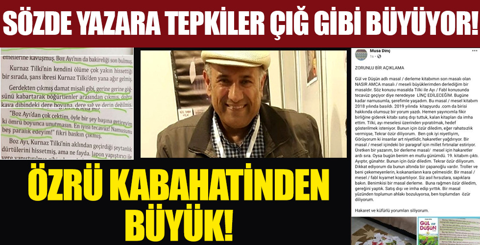 Özrü kabahatinden büyük!