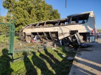 Eskişehir'de Servis Otobüsü Devrildi Açıklaması 2 Ölü
