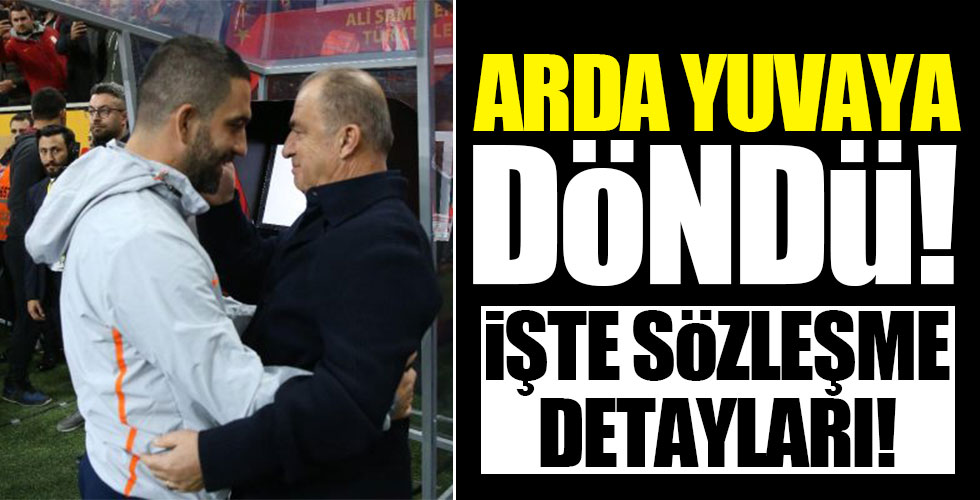 Arda Galatasaray'da! İşte sözleşmenin detayları!