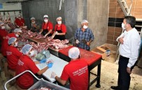 Aşevinde Hummalı Çalışma, 20 Ton Et Dağıtıma Hazırlanıyor