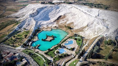 Vatandaşlar Pamukkale'nin Eşsiz Manzarasını Kocaçukur'dan İzledi