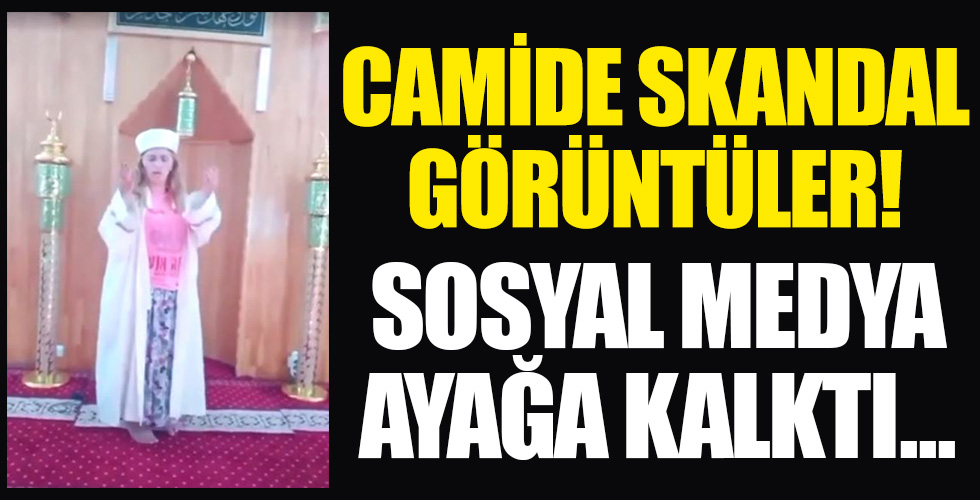 Camide skandal görüntüler! Sosyal medya ayağa kalktı...