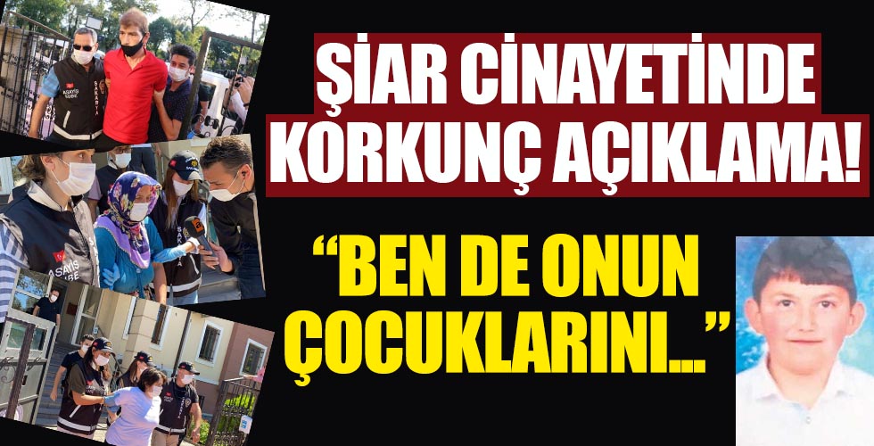 Türkiye'nin konuştuğu Şiar cinayetinde korkunç açıklama!