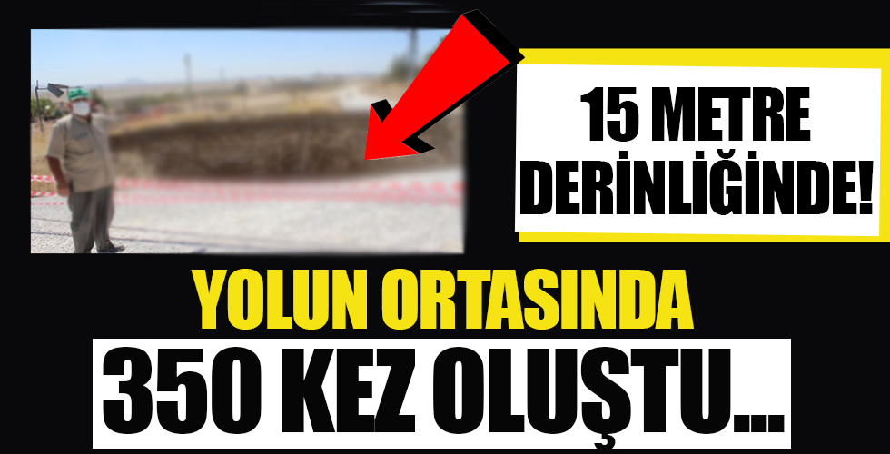 Yolun ortasında öyle bir şey oluştu ki...