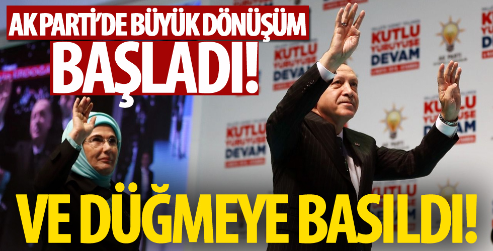 AK Parti’de 2023 vizyonu için düğmeye basıldı