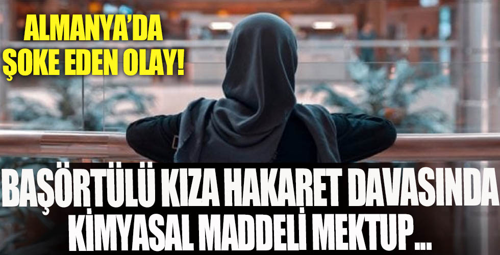 Almanya'da başörtüsüne hakaret davasında şoke eden olay!
