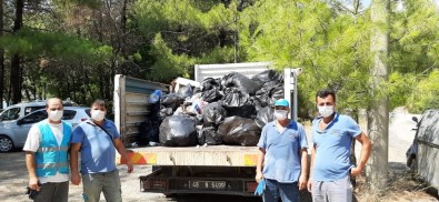 Bayramda Marmaris'te 1885 Ton Çöp Toplandı
