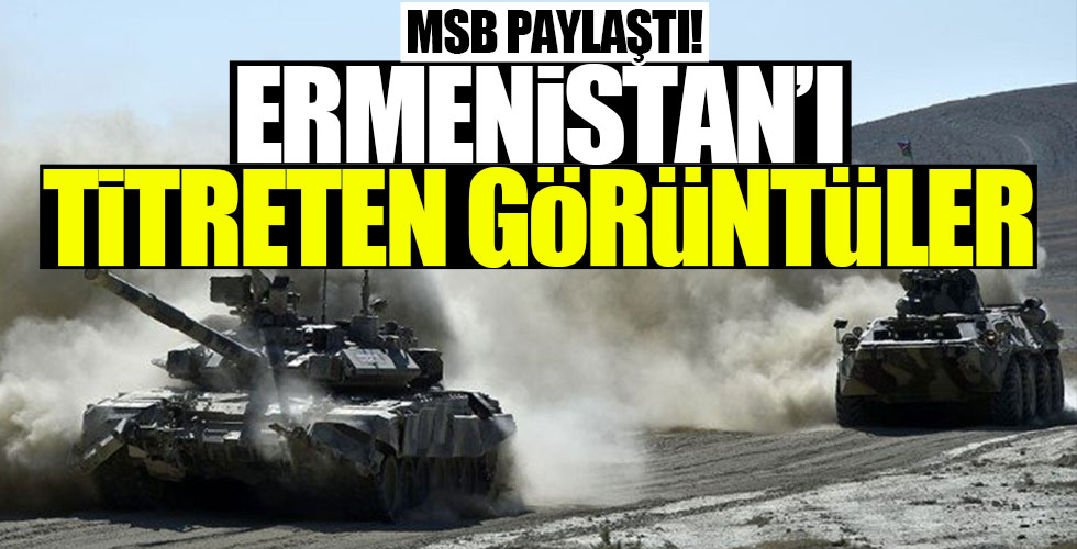 Ermenistan'ı titreten görüntüler!