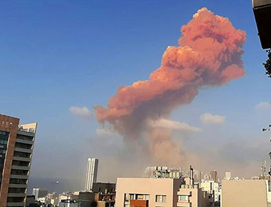 Lübnan'da şiddetli patlama!