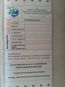 Ordu'da Avcı Sayısı Azaldı, Pul Satışı Arttı