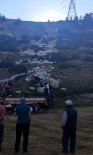 Erzurum'da Uçurumdan Yuvarlanan Kamyon Parçalara Ayrıldı Haberi