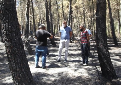 Kartal Belediye Ekipleri Aydos'ta Çıkan Yangının Söndürme Çalışmalarına Destek Verdi