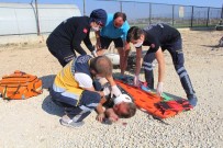 Kula'da Motosiklet Kazası Açıklaması 1 Yaralı