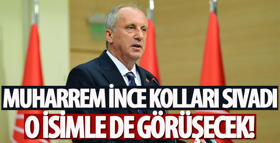 Muharrem İnce, yeni partiyle ilgili sürpriz bir isimle görüşecek