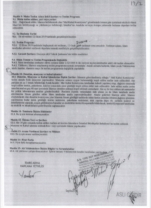 İBB 3 buçuk liralık süte 8 lira verdi!