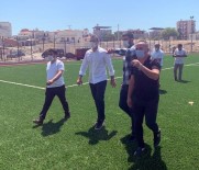 Alpay Özalan Açıklaması 'Menemen'de Yapımı Devam Eden Spor Tesisini İnceledi