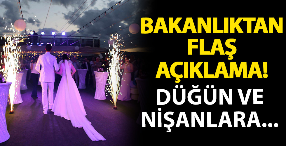 Bakanlıktan flaş açıklama!