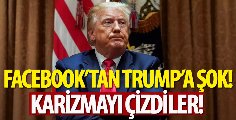 Facebook Trump'ın karizmayı çizdi!