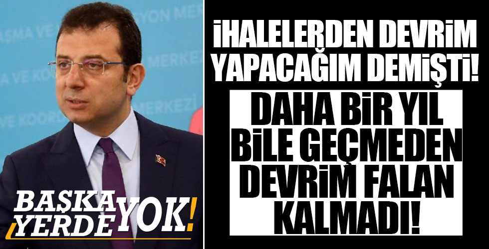 İBB'de bu da oldu!