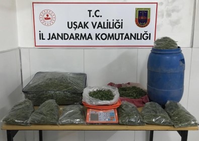 Uşak'ta 3 Kilo Kubar Esrar Ele Geçirdi