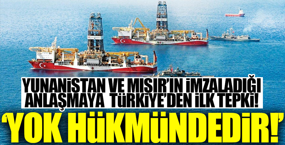 Yunanistan ve Mısır arasındaki anlaşmayla ilgili ilk açıklama!