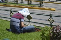 Afrika'yı Aratmayan Sıcaklıkta Vatandaşlar Zorluk İçinde Cuma Namazı Kıldı