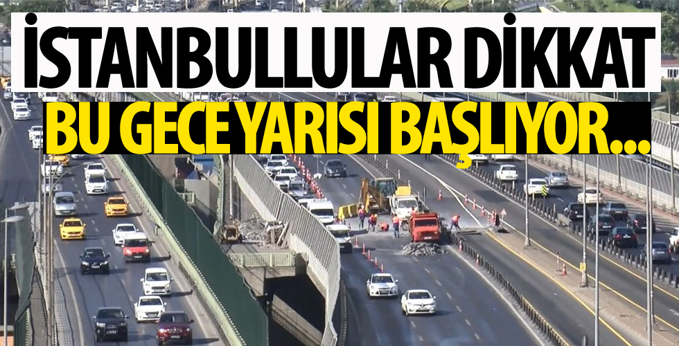 Haliç Köprüsü'nde çalışmanın ikinci etabı başlıyor