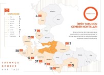 İzmir Haritası Turuncuya Bürünüyor Haberi
